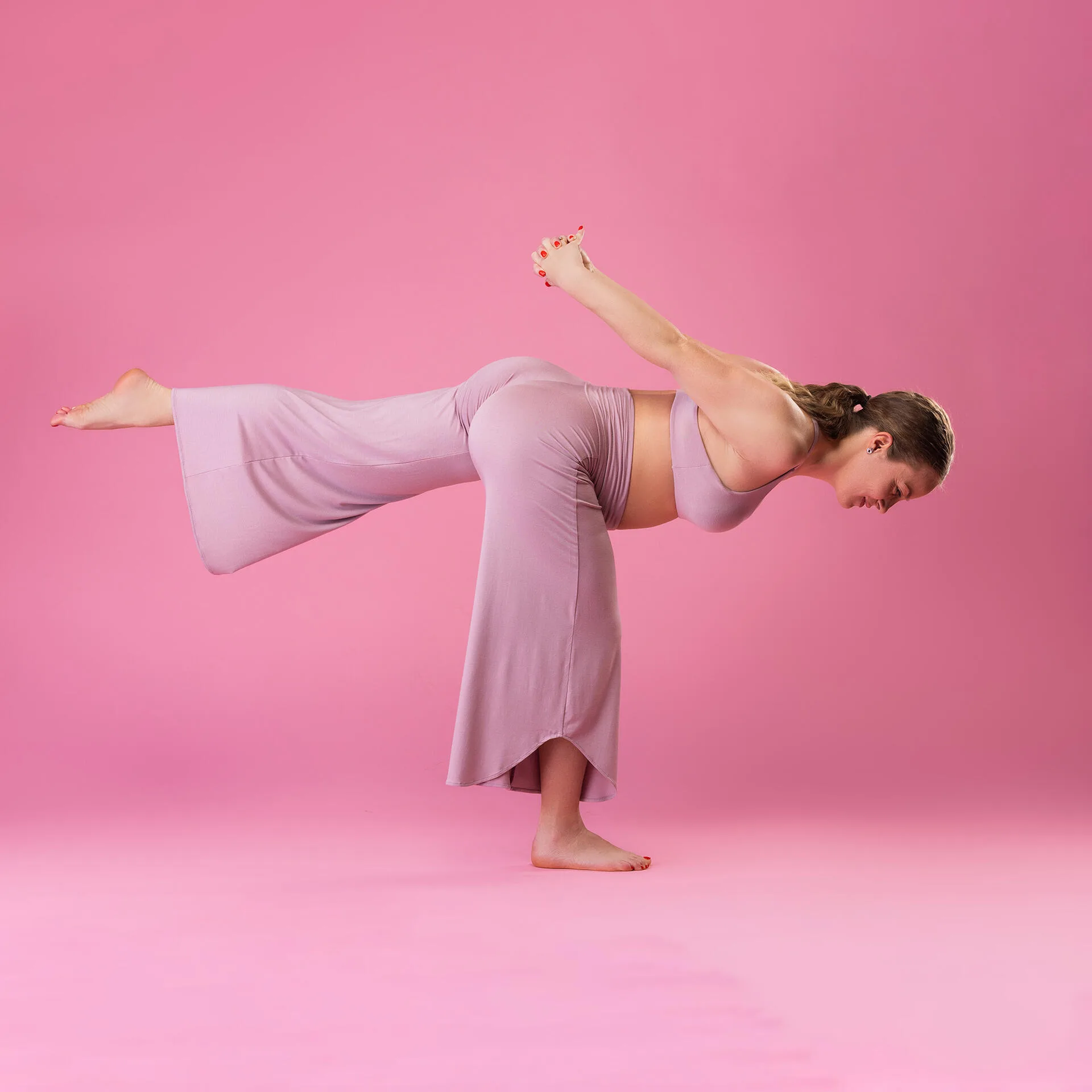 Yoga Sports Bra - Mályva - Image 2