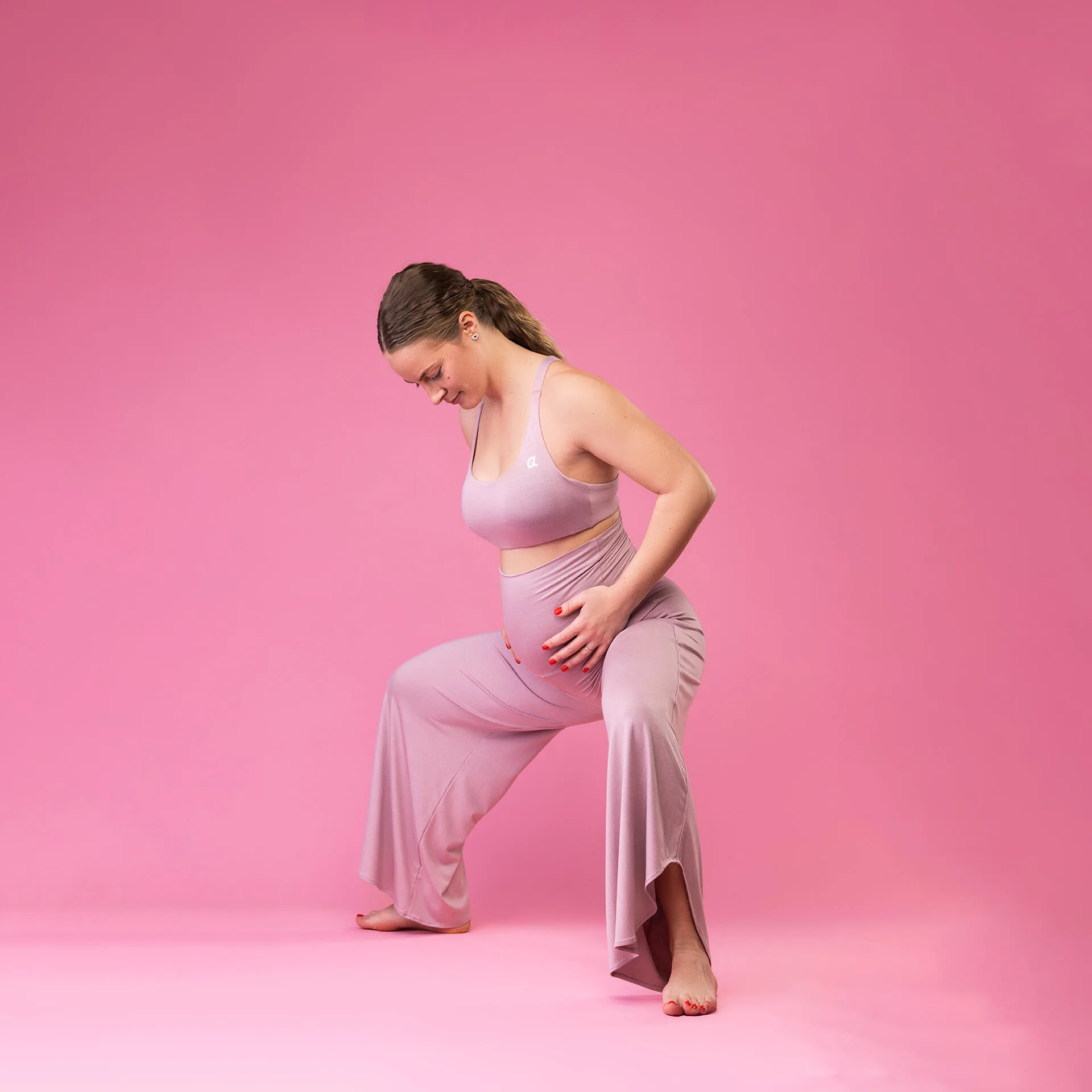 Yoga Sports Bra - Mályva - Image 5