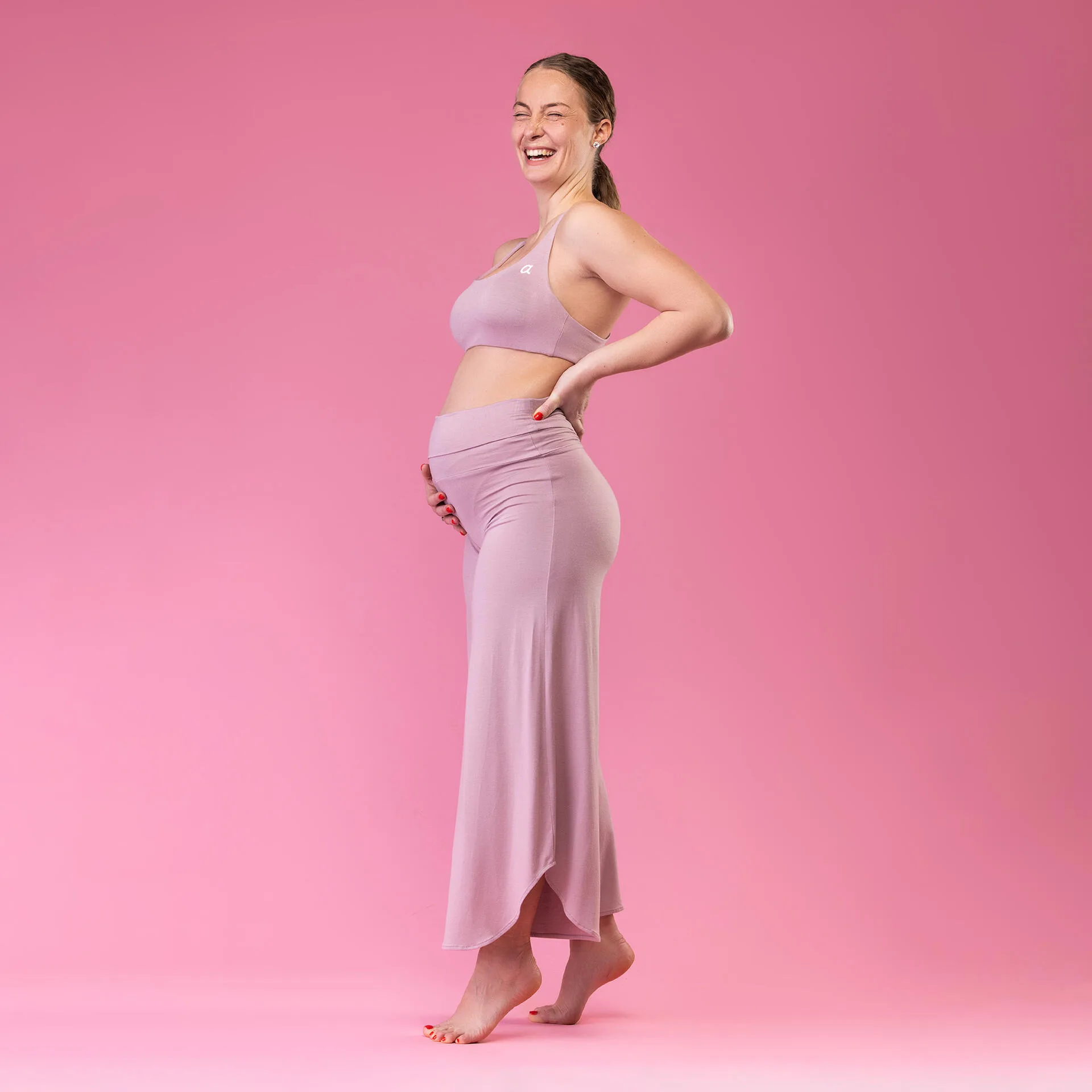 Yoga Sports Bra - Mályva - Image 4