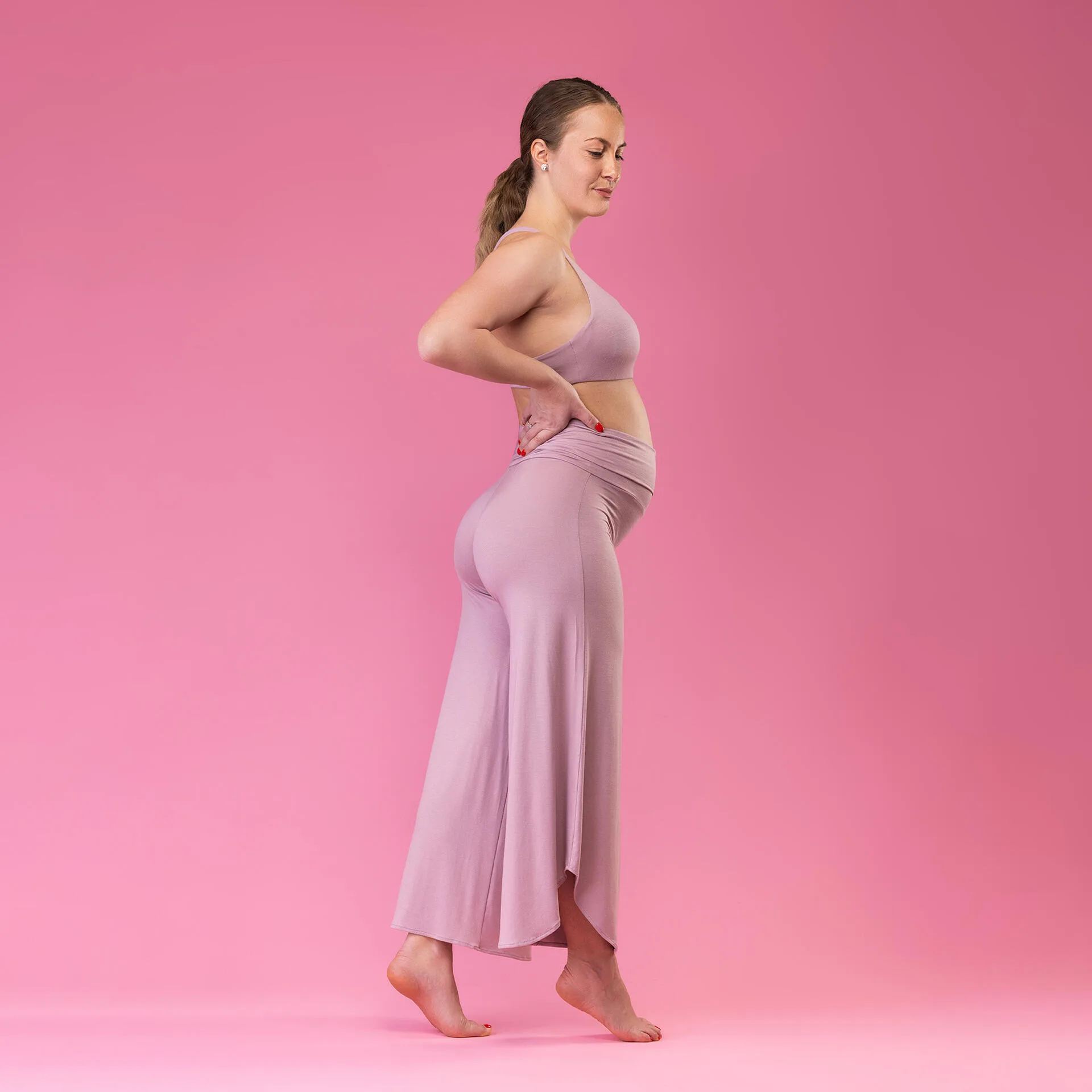 Yoga Sports Bra - Mályva - Image 3