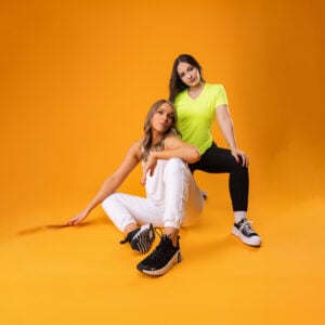 V-neck Tshirt - Neon