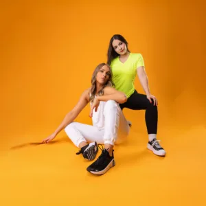 V-neck Tshirt - Neon