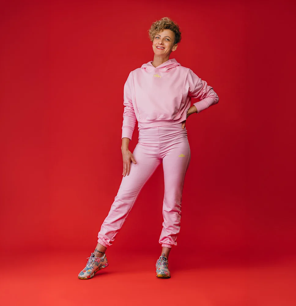 Hoodie- Baby pink - imagine 2