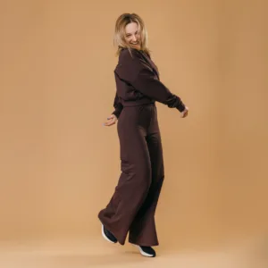 Sweatshirt- Brown- Petite
