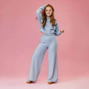 Sweatshirt- Baby blue- Petite