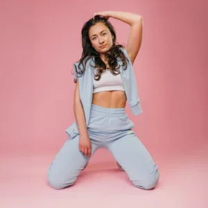 Joggers- Baby blue